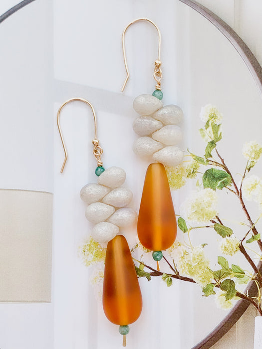 FLORA DROP EARRINGS