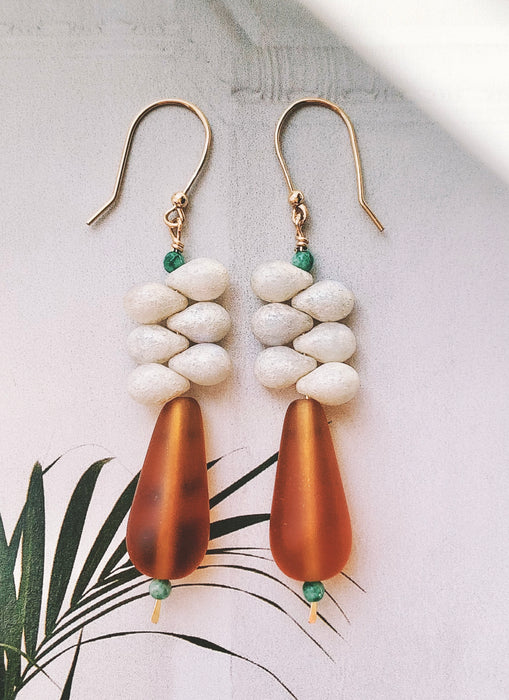 FLORA DROP EARRINGS